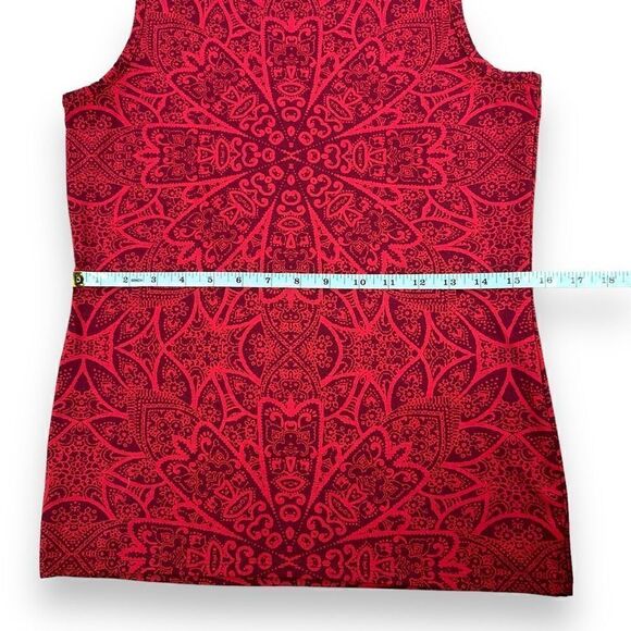 Athleta Top Womens Size Small S Red Graphic Tank Top - Picture 6 of 7